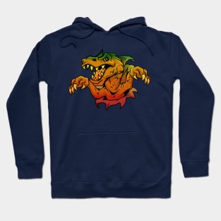 Cool Colorful Impressive Dinosaur Gift T-Shirt For Any Age Hoodie